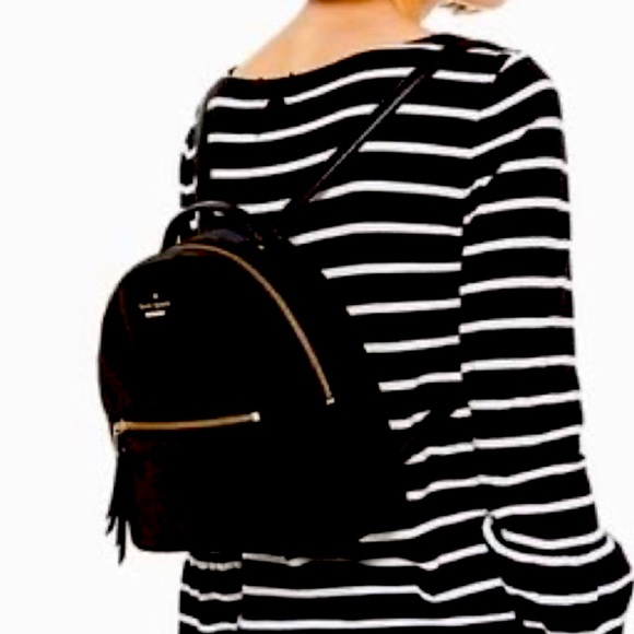 Kate Spade Velvet Sammi Backpack - Picture 2 of 10